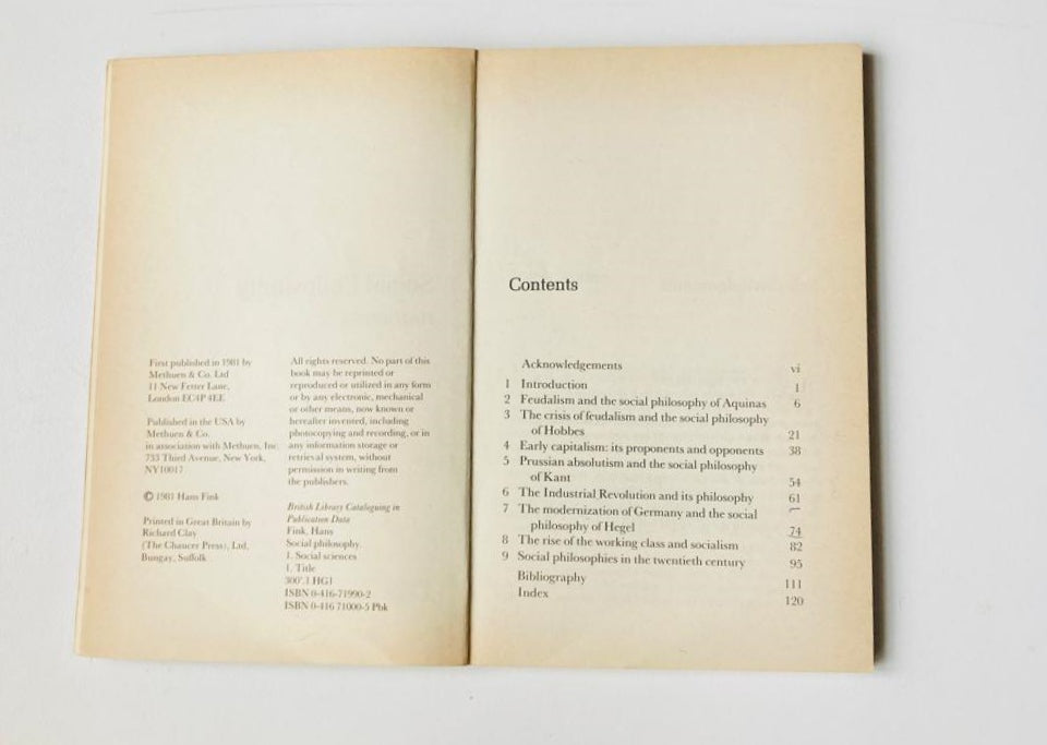 Social philosophy - Hans Fink