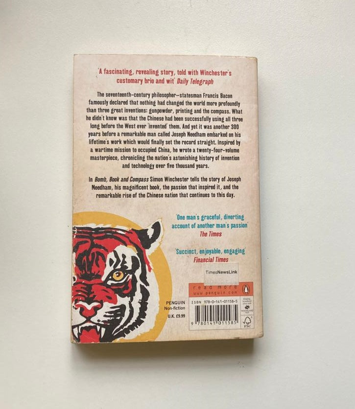 Bomb, book & compass: Joseph Needham and the great secrets of China - Simon Winchester