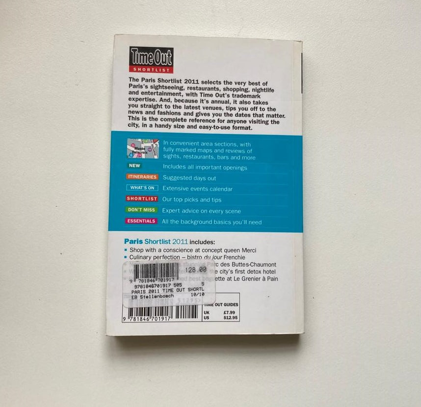 Paris 2011 - TIme Out Shortlist