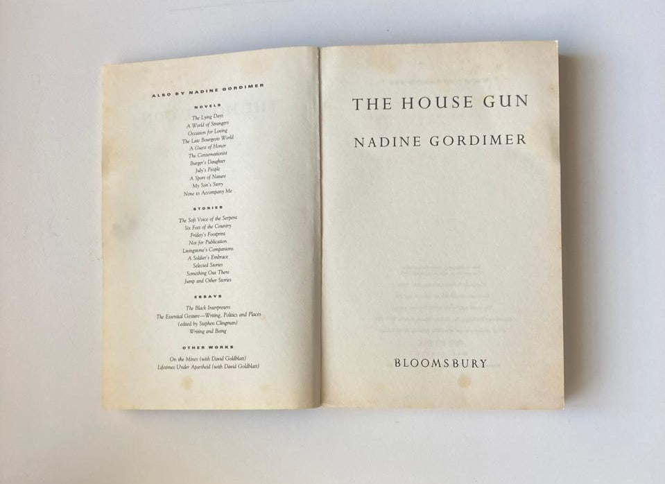 The house gun - Nadine Gordimer