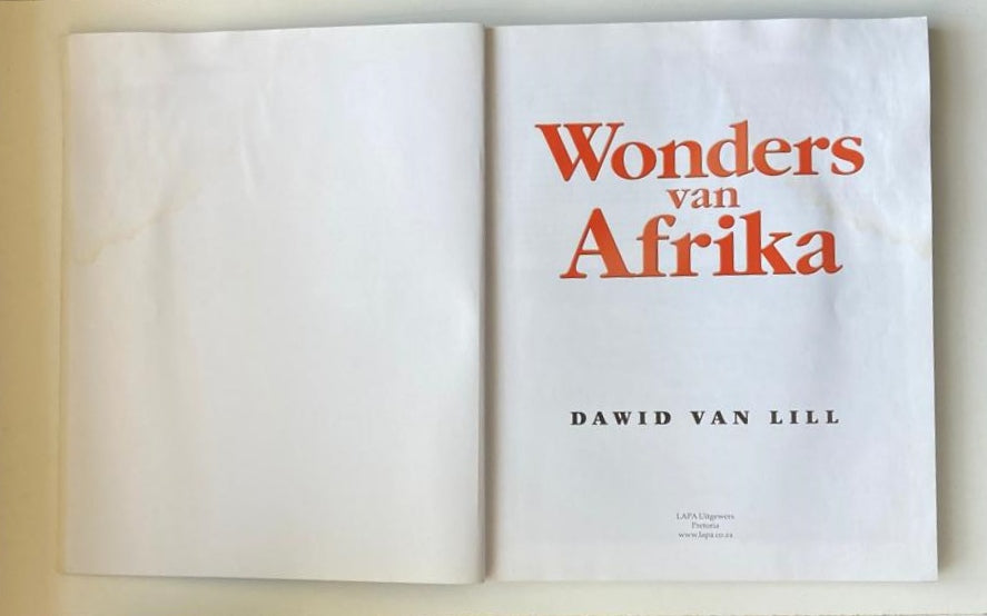 Wonders van Afrika - Dawid van Lill
