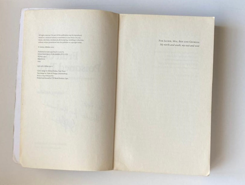 Fruit of a poisoned tree: A true story of murder and the miscarriage of justice - Anthony Altbeker (Signed)