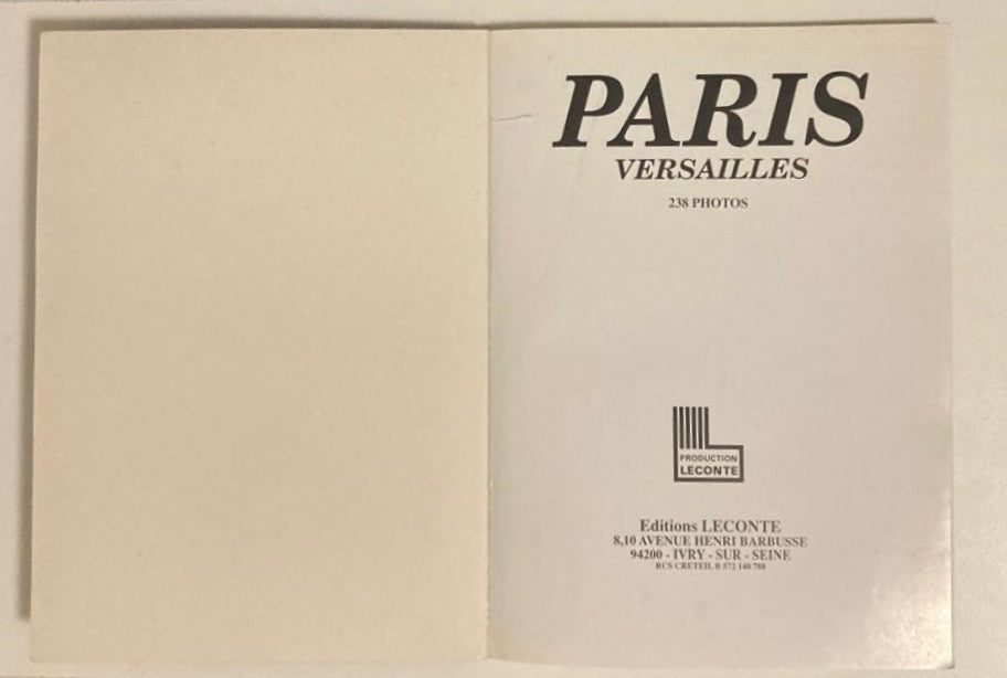 Paris: A. Leconte Editeur (English edition)