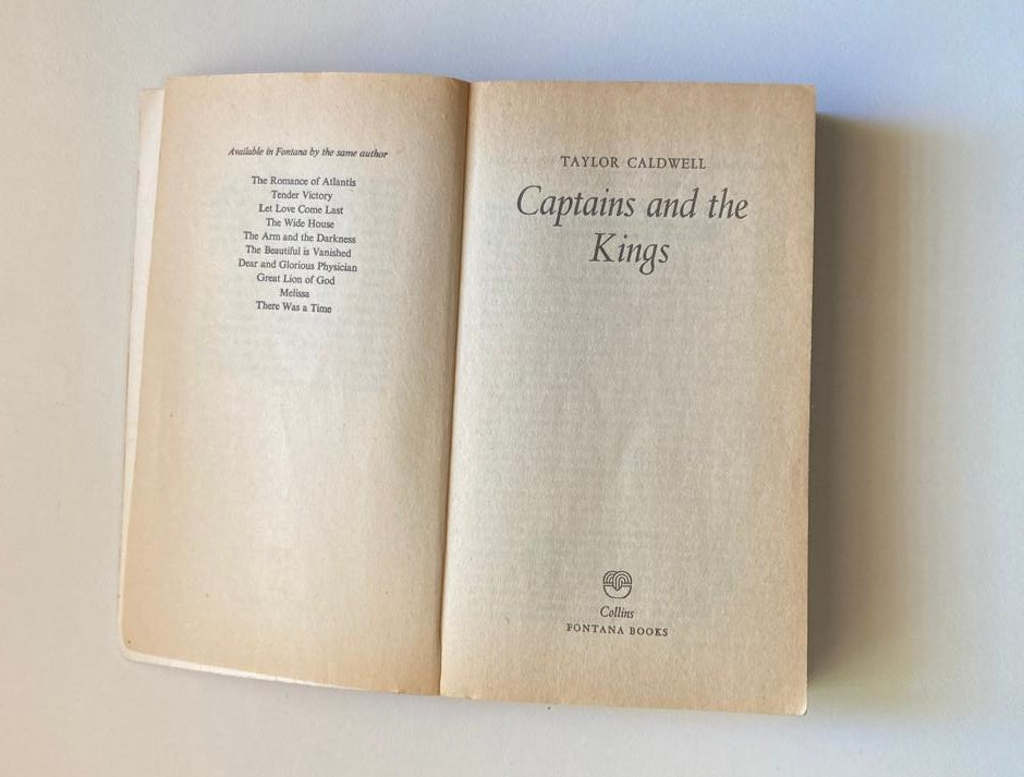 Captains and the kings: The story of an American dynasty - Taylor Caldwell