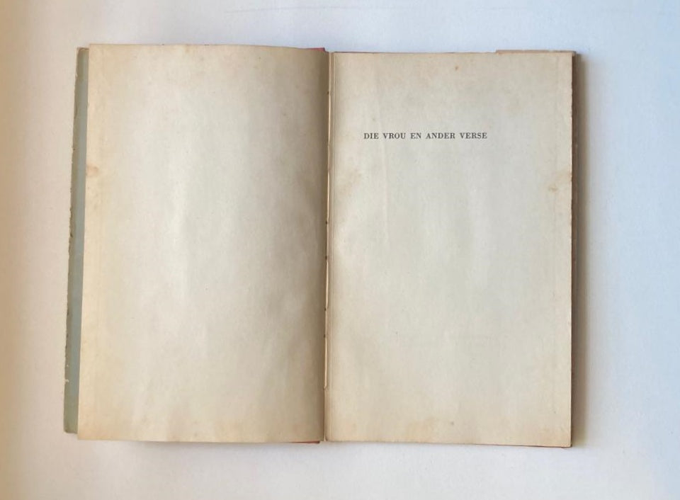 Die vrou en ander verse - Elisabeth Eybers