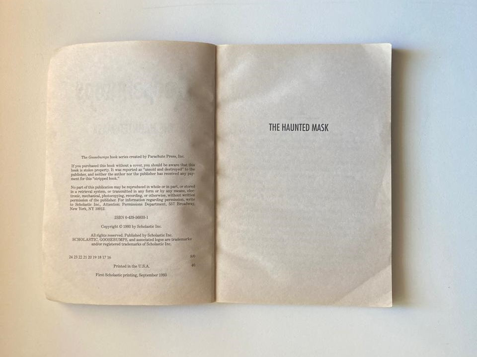 The haunted mask - R.L. Stine (Goosebumps #11)
