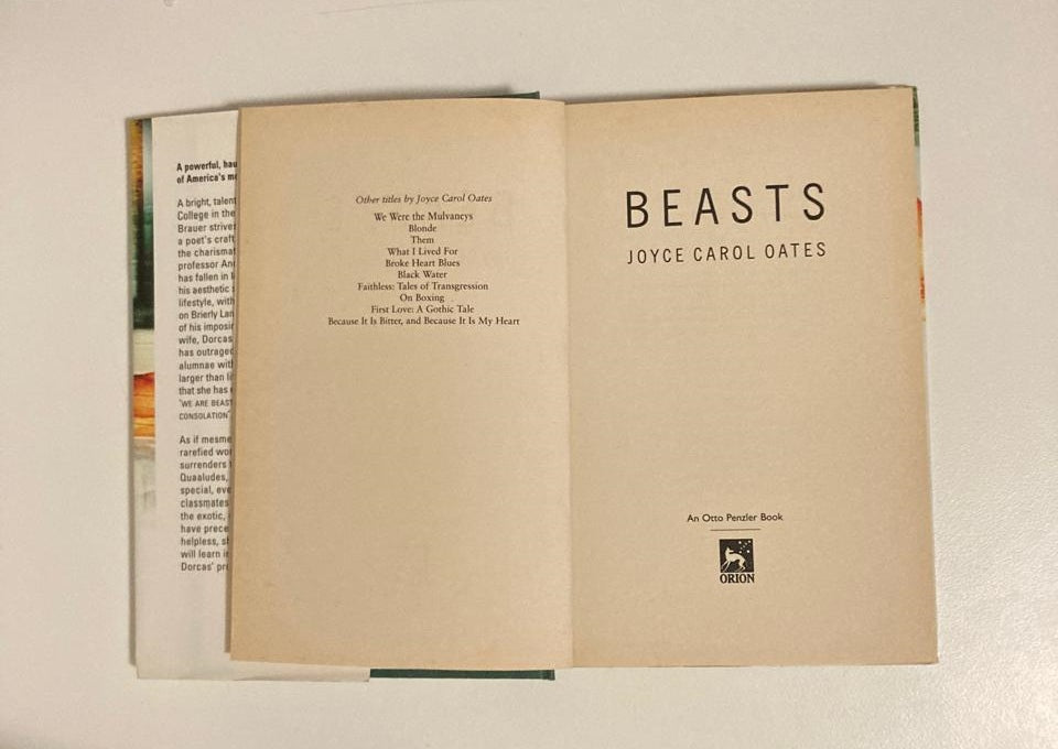 Beasts - Joyce Carol Oates