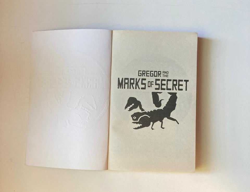 Gregor and the marks of secret - Suzanne Collins (The Underland Chronicles #4)