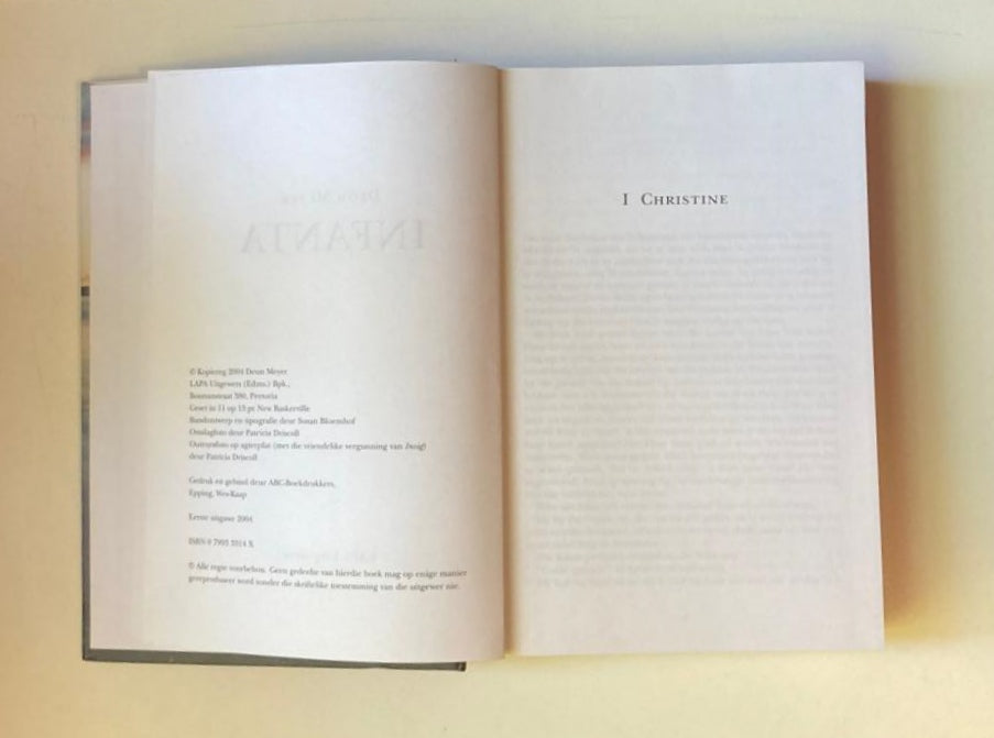Infanta - Deon Meyer (First edition)