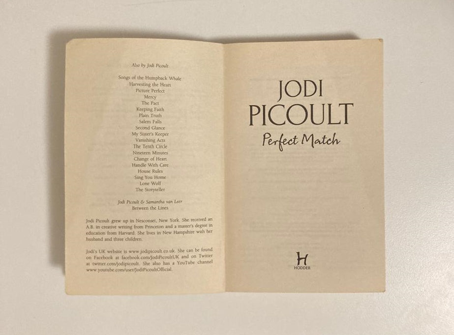 Perfect match - Jodi Picoult