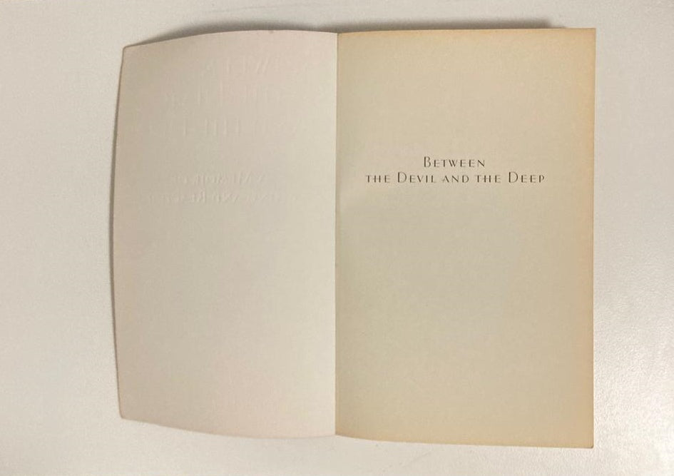 Between the devil and the deep: A memoir of acting and reacting - Pieter-Dirk Uys (Signed)