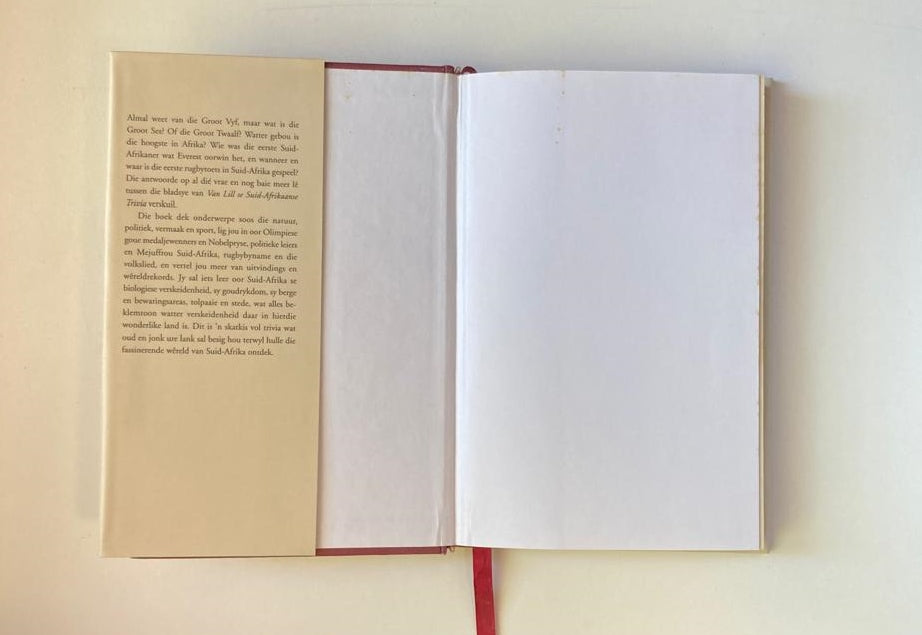 Van Lill se Suid-Afrikaanse trivia - Dawid van Lill (First edition)