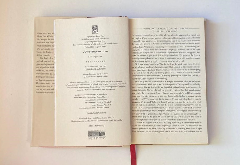 Van Lill se Suid-Afrikaanse trivia - Dawid van Lill (First edition)