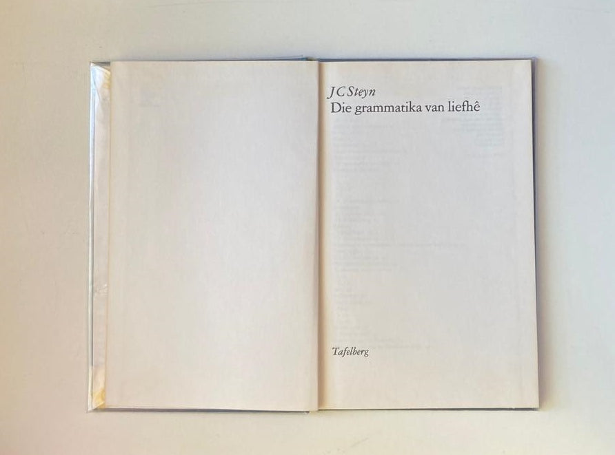 Die grammatika van liefhê - J.C. Steyn