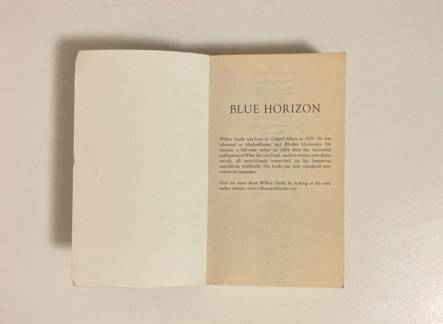Blue horizon - Wilbur Smith (The Courtneys #11)