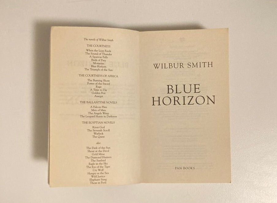 Blue horizon - Wilbur Smith (The Courtneys #11)