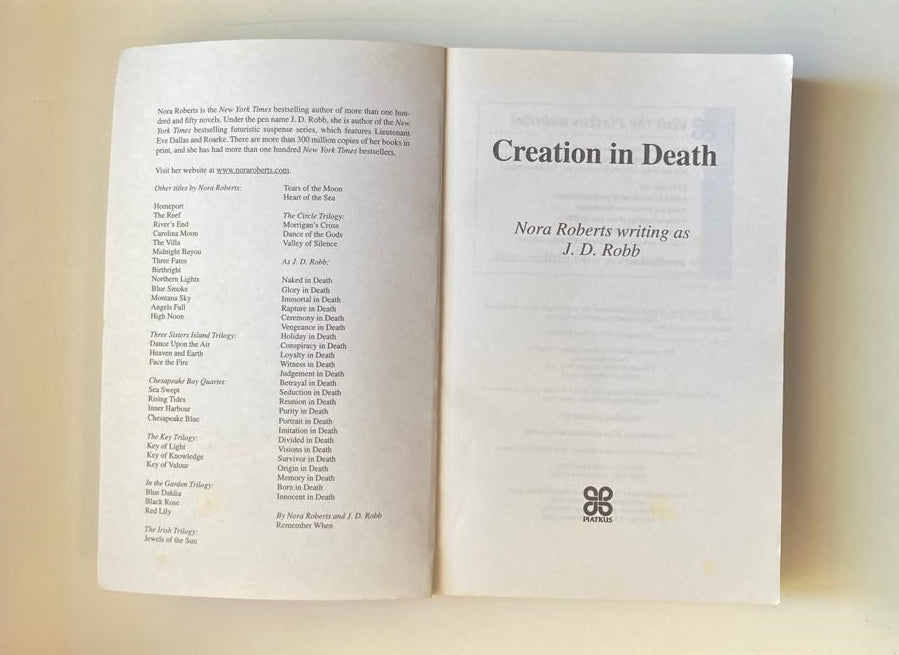 Creation in death - J.D. Robb (In Death #25)