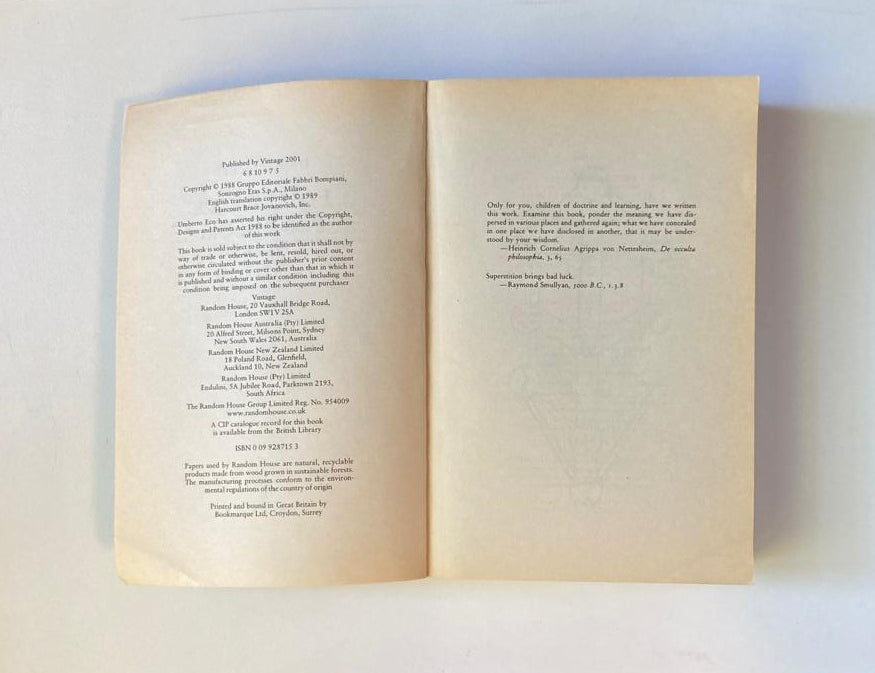 Foucault's pendulum - Umberto Eco