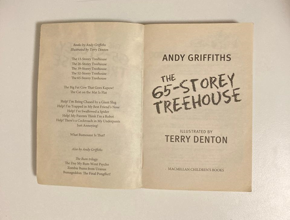 The 65-storey treehouse - Andy Griffiths (Treehouse #5)