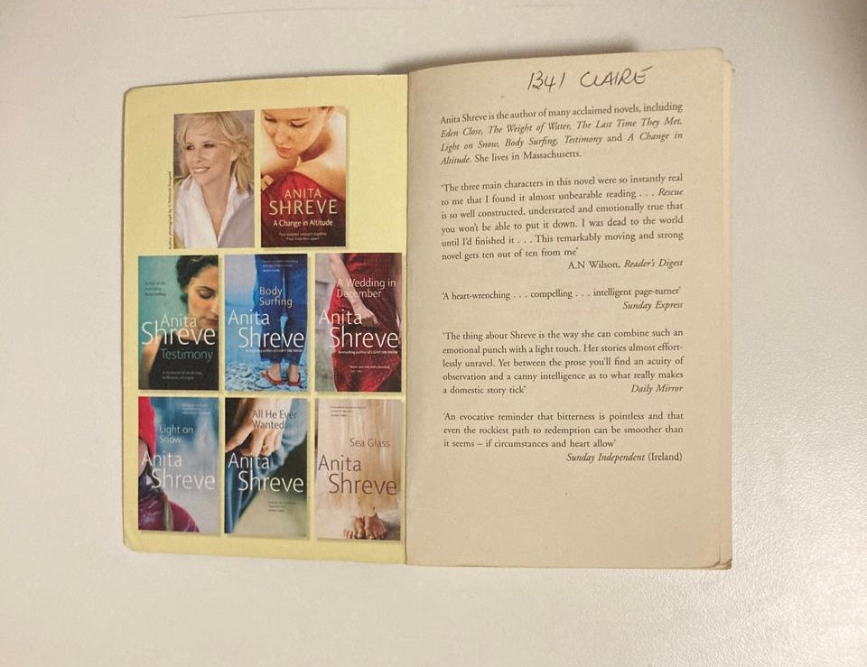 Rescue - Anita Shreve