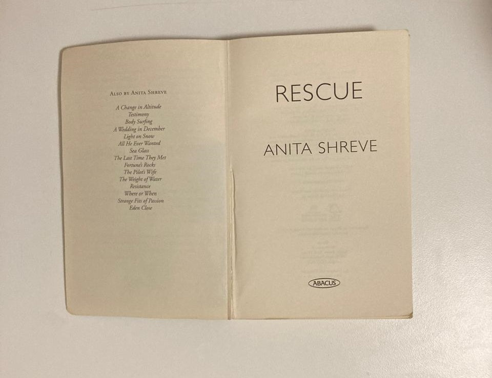 Rescue - Anita Shreve