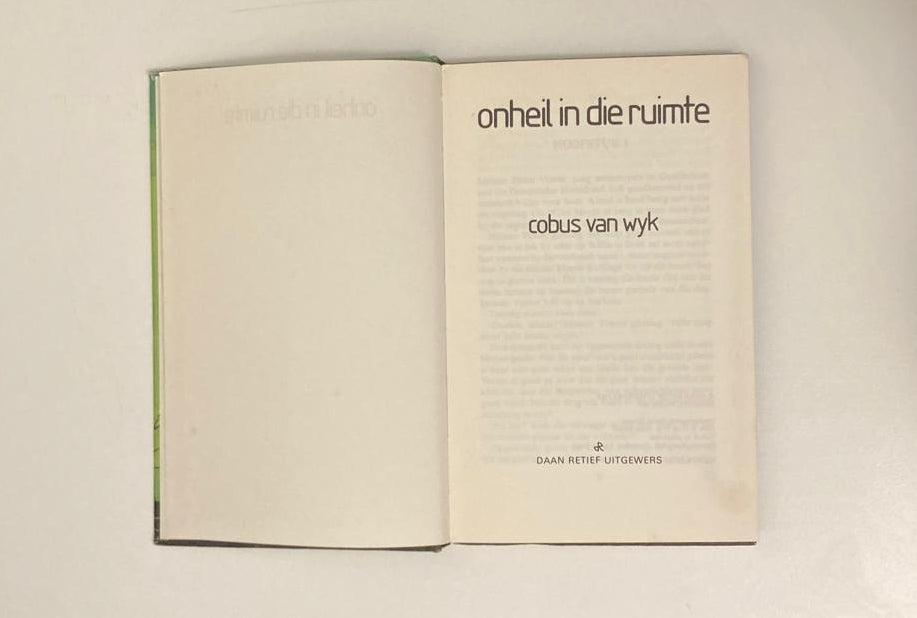Onheil in die ruimte - Cobus van Wyk