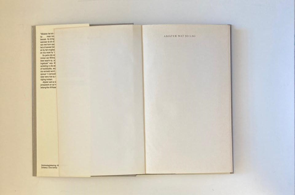 Abjater wat so lag - Wilma Stockenström (First edition)