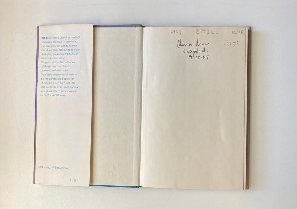 18-44 - Etienne Leroux (First edition)