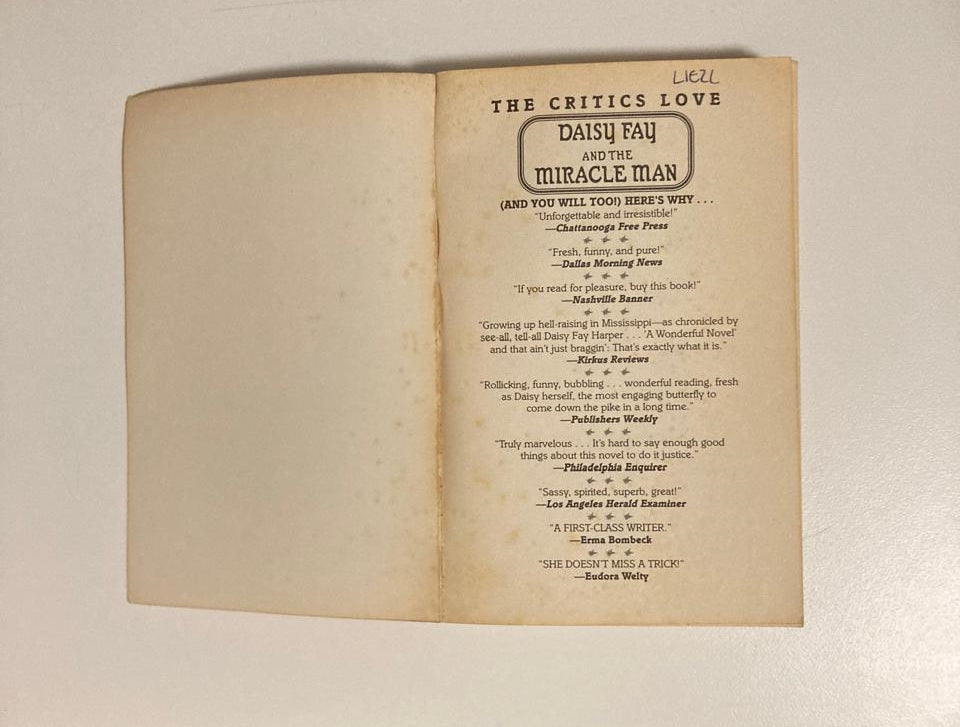 Daisy Fay and the miracle man - Fannie Flagg