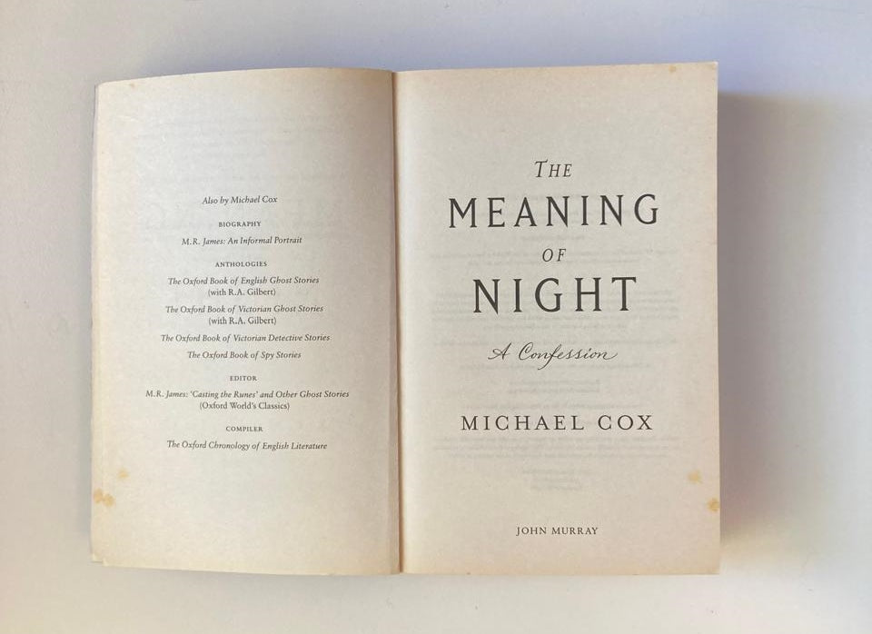 The meaning of night - Michael Cox (The Meaning of Night #1)