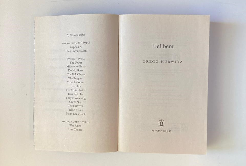 One man hellbent on making it right - Gregg Hurwitz (Orphan X #3)