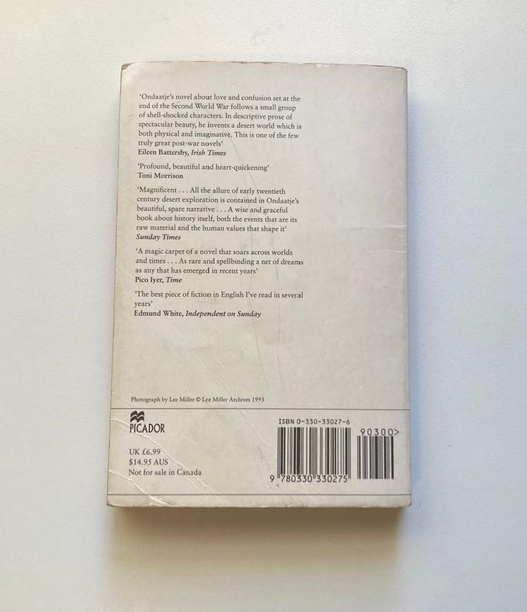 The English patient - Michael Ondaatje