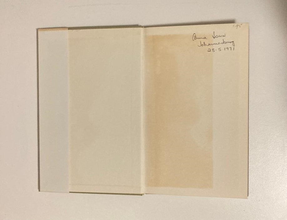Onderdak - Elisabeth Eybers (First edition)
