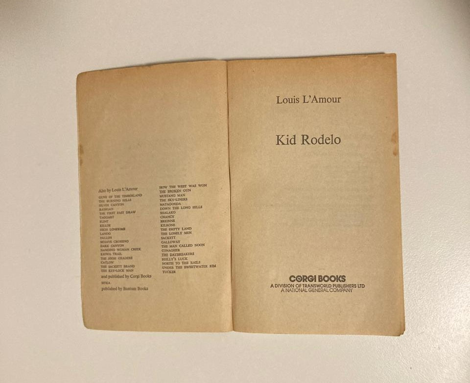 Kid Rodelo - Louis L'Amour
