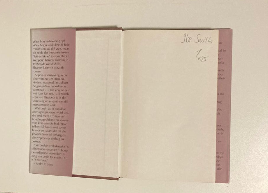 Verbeelde werklikheid - Eleanor Baker (First edition)