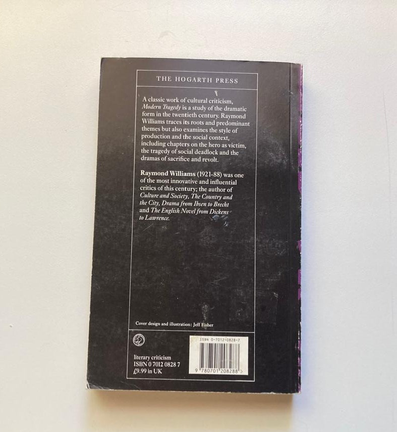 Modern tragedy - Raymond Williams