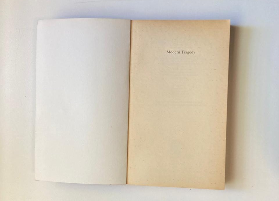 Modern tragedy - Raymond Williams