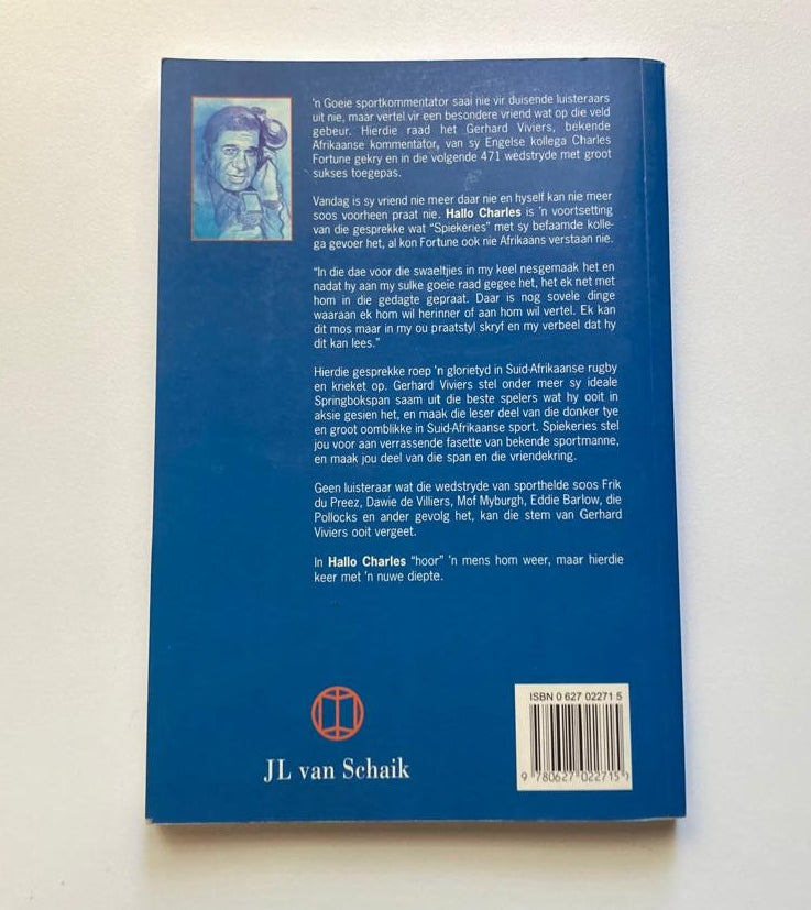Hallo Charles: Spiekeries gesels - Gerhard Viviers (Signed; First edition)