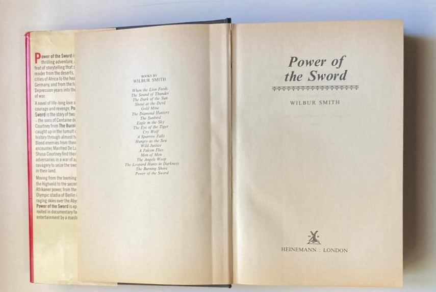 Power of the sword - Wilbur Smith (First edition; The Courtneys series #5)