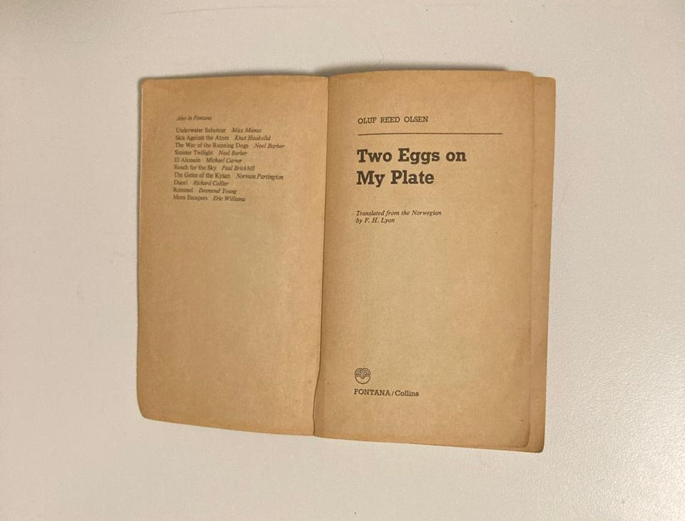 Two eggs on my plate - Oluf Reed Olsen