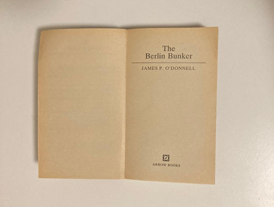 The Berlin bunker - James P. O'Donnell