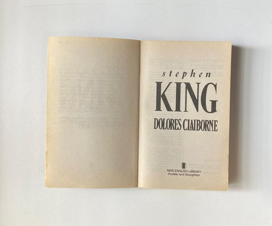 Dolores Claiborne - Stephen King