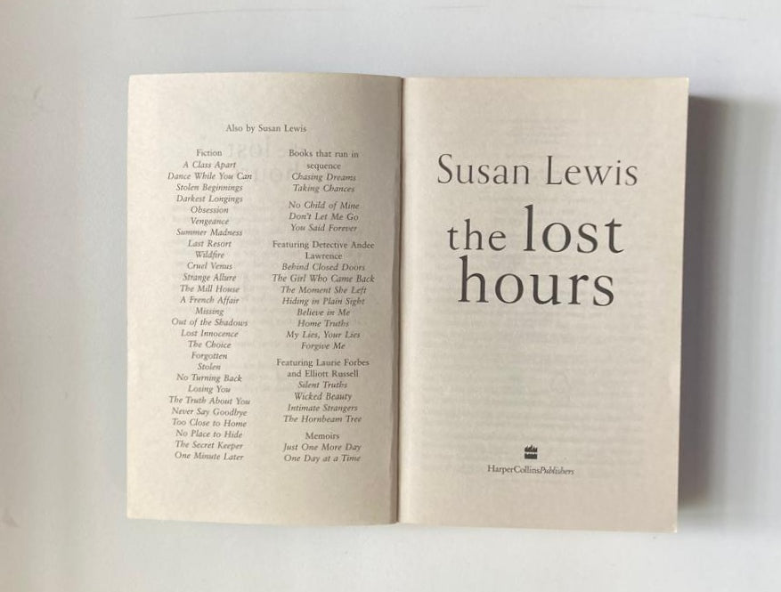 The lost hours - Susan Lewis