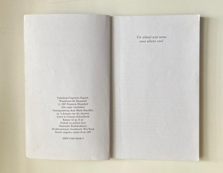 Slinger-slinger - Francois Bloemhof (First edition)