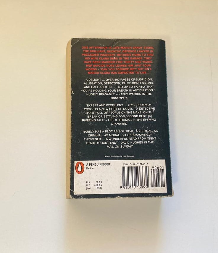 The burden of proof - Scott Turow (Kindle County Legal Thriller #2)