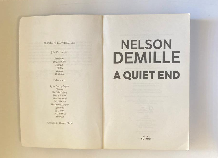 A quiet end - Nelson DeMille
