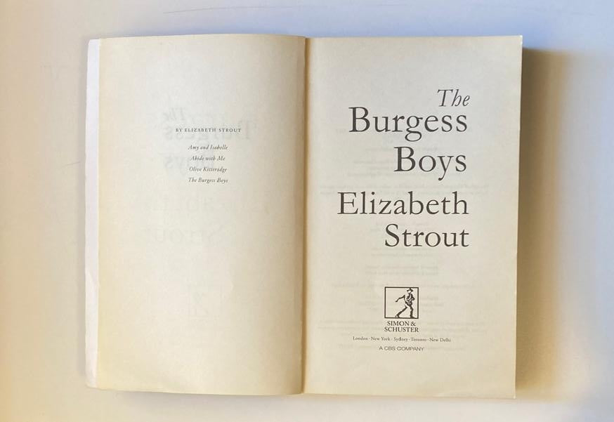 The Burgess Boys - Elizabeth Strout