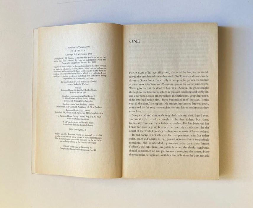 Disgrace - J.M. Coetzee