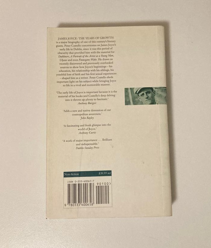 James Joyce: The years of growth, 1882-1915 - Peter Costello