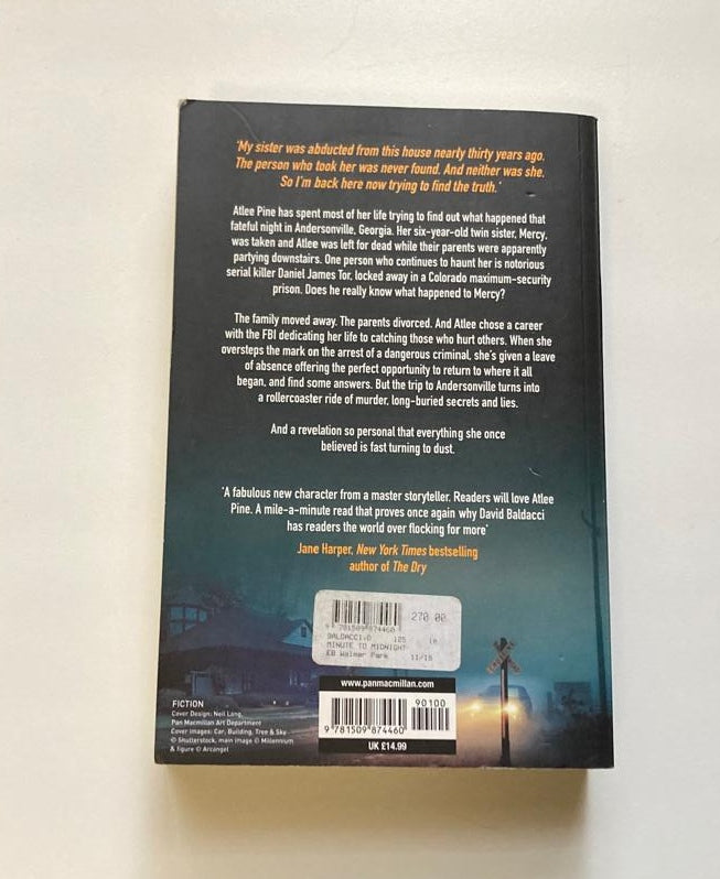 A minute to midnight - David Baldacci (Atlee Pine #2)